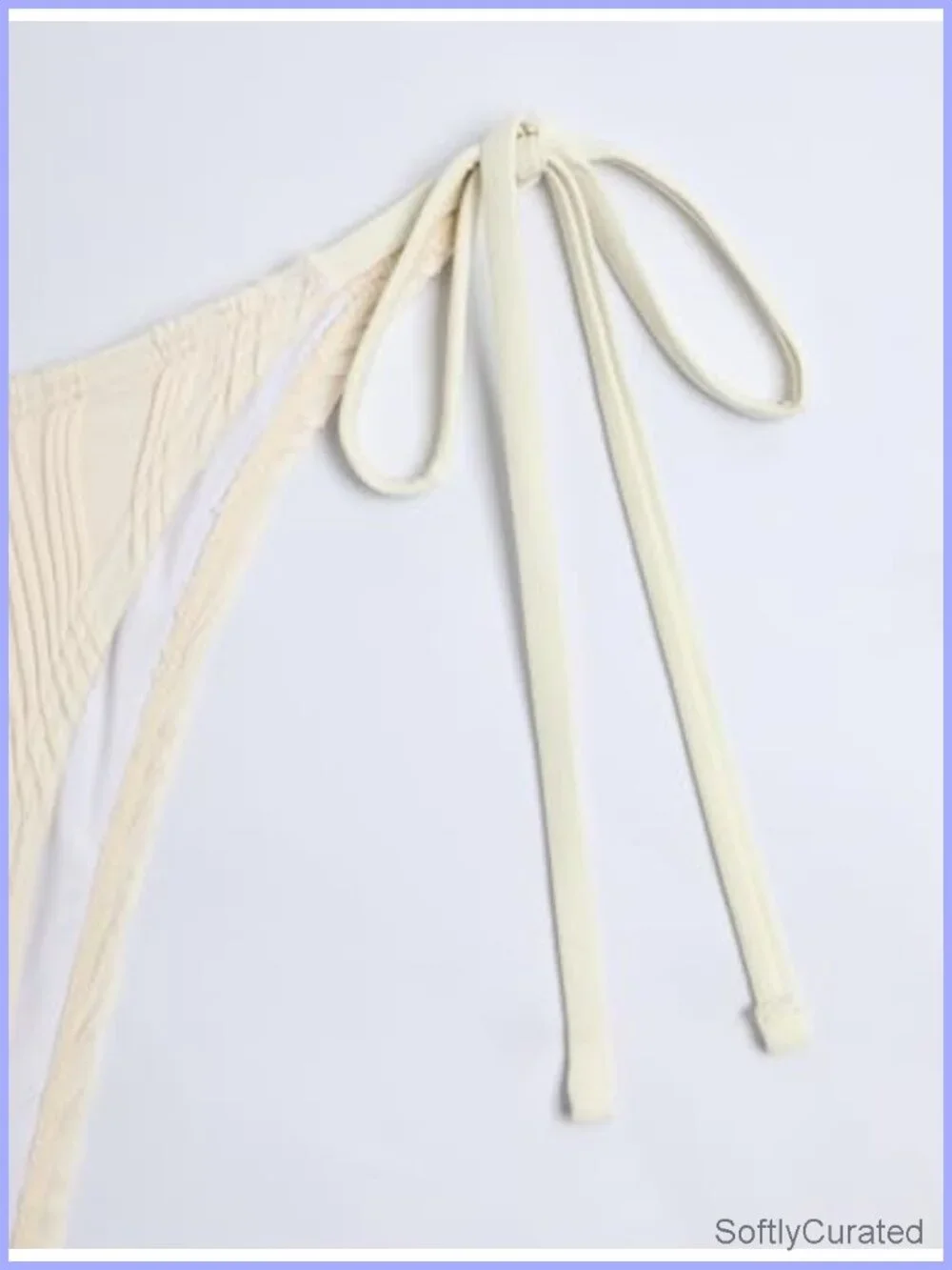 Halter Bikini Set with Removable Pads, Tie Side Bottoms